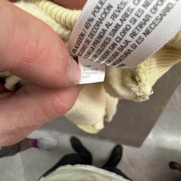 Saint-Tropez France Sweatshirt Womens 2XL Yellow Wild Fable Crewneck Cote d'Azur - Picture 5 of 8